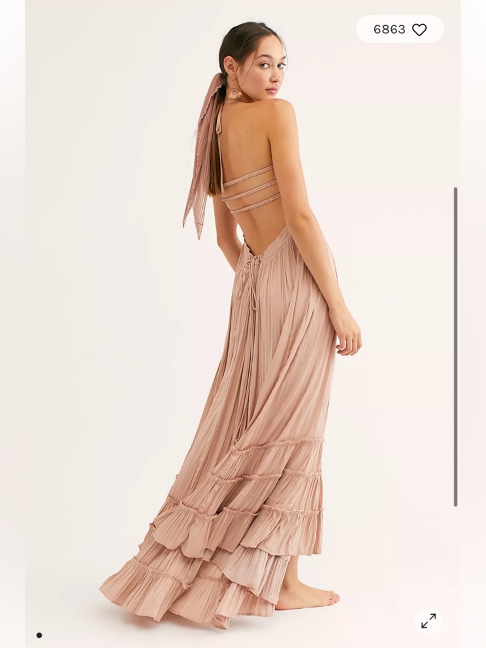 Free People Boho Summer Maxi Dress Extratropical Sz XL NWT